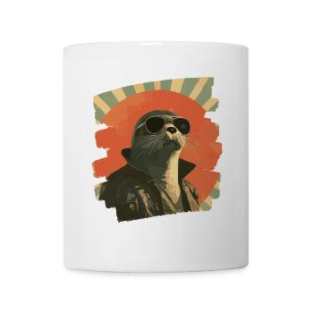 Robbe - Tasse - Weiß - Vorne