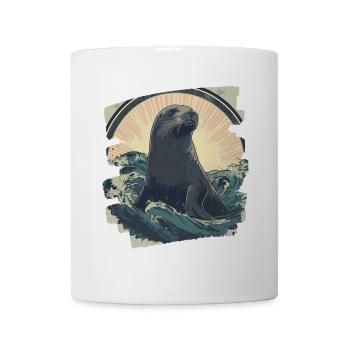 Robbe - Tasse - Weiß - Vorne