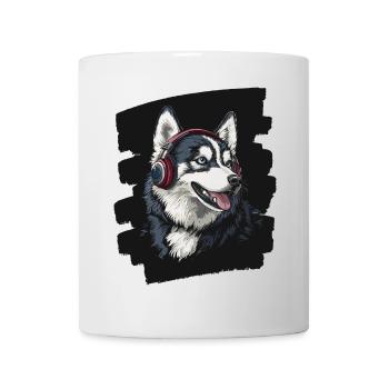 Husky - Mug - white - Front