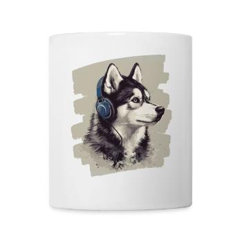 Husky - Mug - white - Front