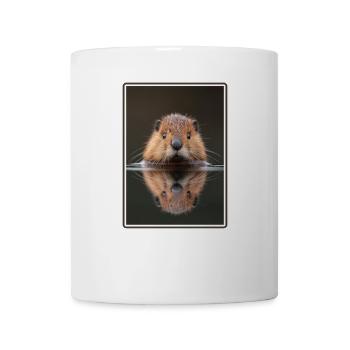 Rat musqué - Mug blanc - blanc - Devant