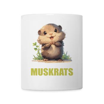Rat musqué - Mug blanc - blanc - Devant