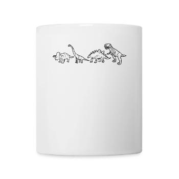 Dinosaure T-Rex Dinosaure T-Rex Dino - Mug blanc - blanc - Devant