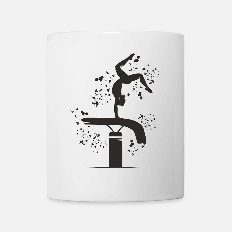 Kunstturner Kunstturnen Sprungpferd Sprungtisch - Tasse - Weiß