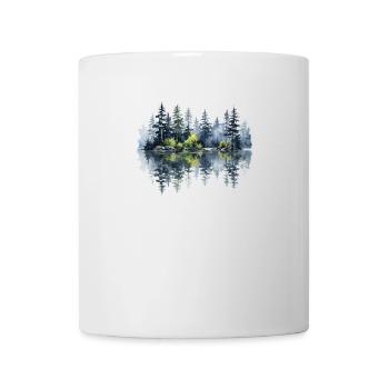 Watercolor Pine Reflection - Mug - white - Front