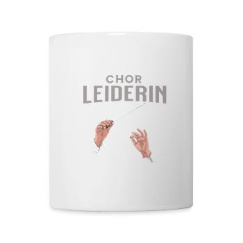 Chor Leiderin Chorleiterin Dirigentin - Tasse - Weiß - Vorne