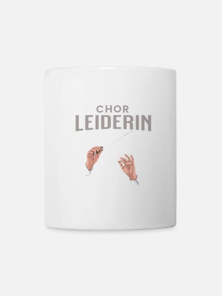 Chor Leiderin Chorleiterin Dirigentin - Tasse - Weiß
