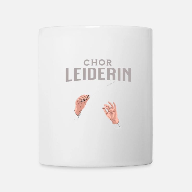 Chor Leiderin Chorleiterin Dirigentin - Tasse - Weiß