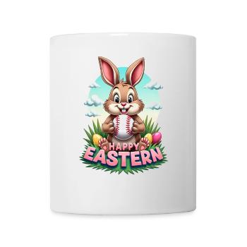 Baseball Happy Eastern Easter Bunny Sport - Mug - white - Front