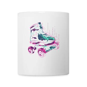 Rollschuhe Steampunk - Tasse - Weiß - Vorne
