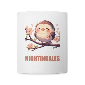 Nachtigallen Nachtigall - Tasse - Weiß - Vorne