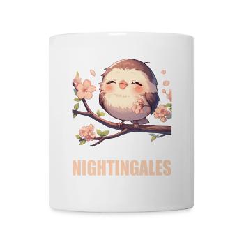 Nachtigallen Nachtigall - Tasse - Weiß - Vorne