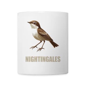 Nachtigallen Nachtigall - Tasse - Weiß - Vorne