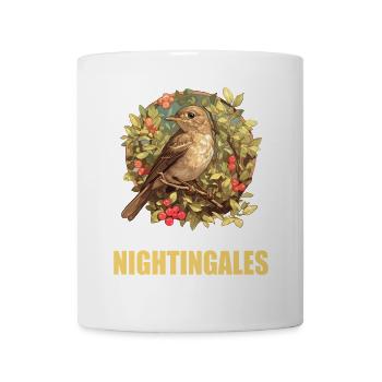 Nachtigallen Nachtigall - Tasse - Weiß - Vorne