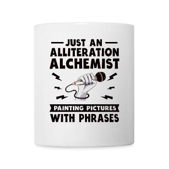 Alliteration Alchemist Poetry Slam - Mug - white - Front