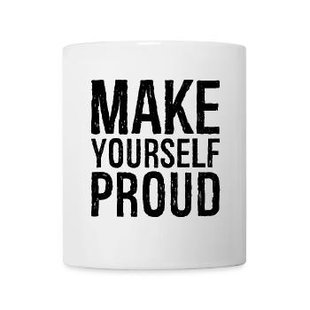 Rendre fier - Mug blanc - blanc - Devant