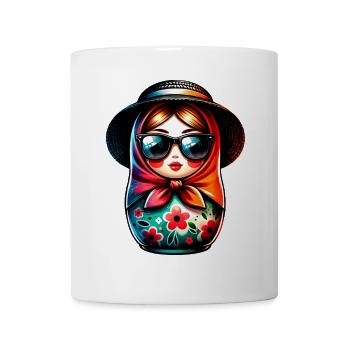 Fille russe ! Matriochka Russe pour Russes - Mug blanc - blanc - Devant
