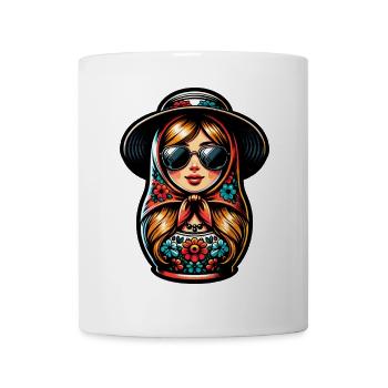 Fille russe ! Matriochka Russe pour Russes - Mug blanc - blanc - Devant