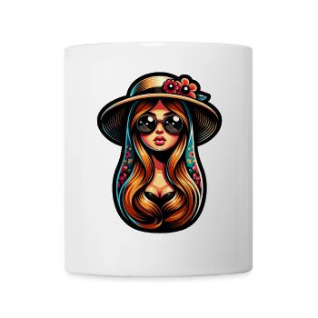 Fille russe ! Matriochka Russe pour Russes - Mug blanc - blanc - Devant