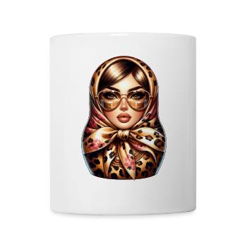 Fille russe ! Matriochka Russe pour Russes - Mug blanc - blanc - Devant