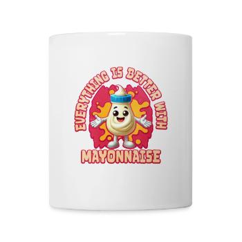 Mayonnaise - Tasse - Weiß - Vorne