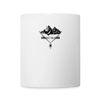 Embrace the Climb Mountain Peak - Mug - white - Front