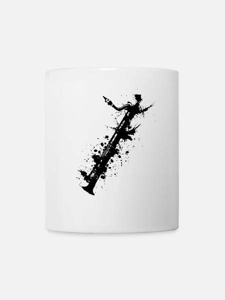 Flöte Graffiti - Tasse - Weiß