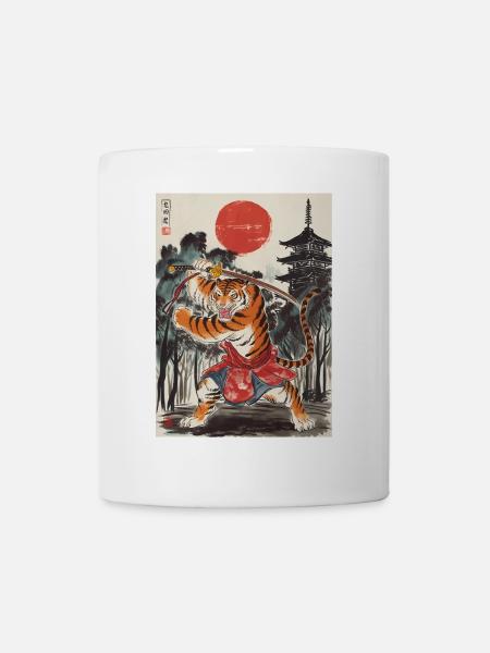 Samurai - Tasse - Weiß