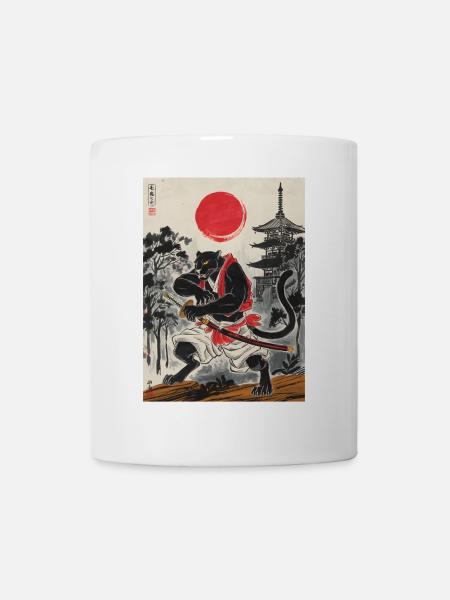Samurai - Tasse - Weiß