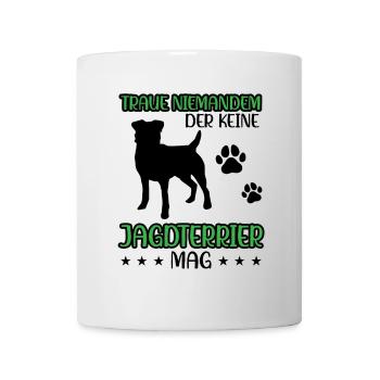 Les terriers de chasse ne font pas confiance aux chiens de chasse allemands - Mug blanc - blanc - Devant