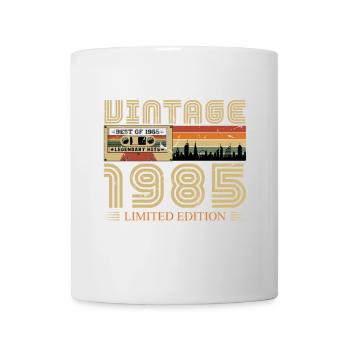 Original 1985 Vintage Vintage Retro Jubiläum - Tasse - Weiß - Vorne