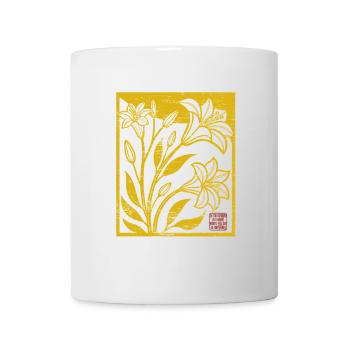 Blumen - Frühling - Soyez le soleil - Spruch - Mug blanc - blanc - Devant