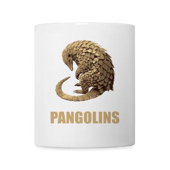 Schuppentiere Pangolin Schuppentier - Tasse - Weiß - Vorne