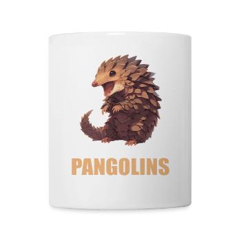 Schuppentiere Pangolin Schuppentier - Tasse - Weiß - Vorne