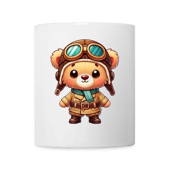 Teddy Bear Pilot - Mug - white - Front