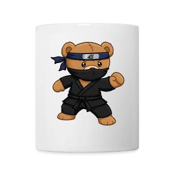 Teddy Bear Ninja - Mug - white - Front