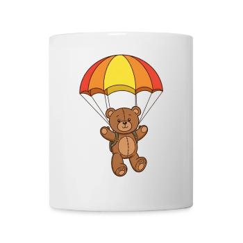 Teddy Bear Parachutist - Mug - white - Front