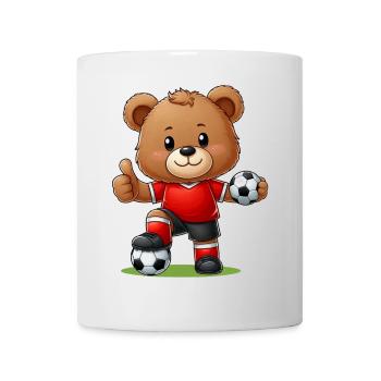 Teddy Bear Soccer Player - Mug - white - Front