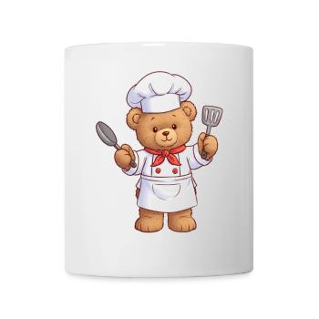 Teddy Bear Cook - Mug - white - Front