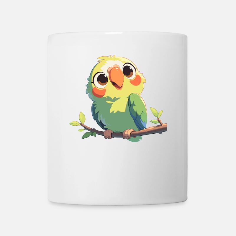 Papageie Papagei - Tasse - Weiß