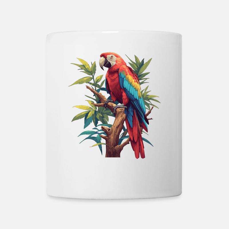 Perroquet Perroquet Perroquet - Mug blanc - blanc