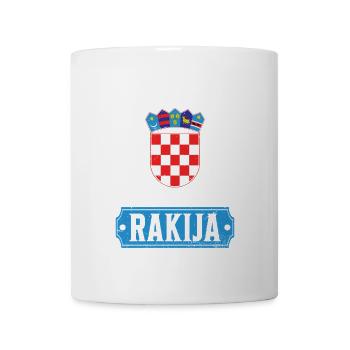 Je vais échanger mon frère contre du rakija - Mug blanc - blanc - Devant