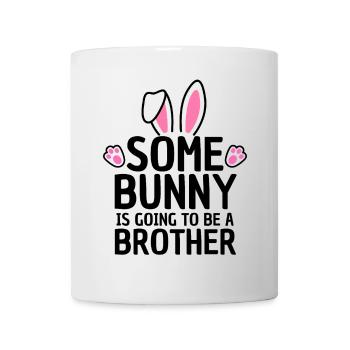 Lustiges Ostern Geschwister Design - Tasse - Weiß - Vorne