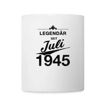 80th Birthday Legendary since July 1945 Volume 45 - Mug - white - Front