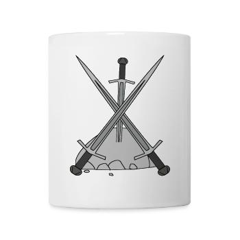 Medieval Heroes Sword Stone Fairy Tale - Mug - white - Front