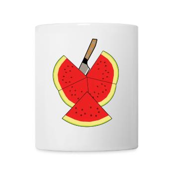 Melone Frucht Sommerzeit Obst - Tasse - Weiß - Vorne