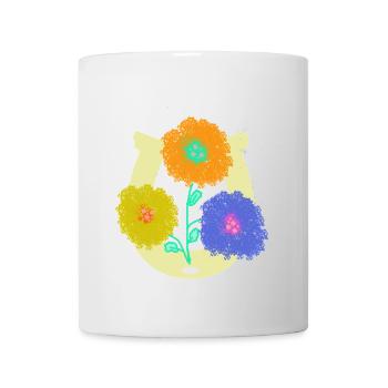 Horseshoe Flowers Blossoms Birthday - Mug - white - Front
