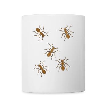 fourmis insectes insecte fourmi - Mug blanc - blanc - Devant