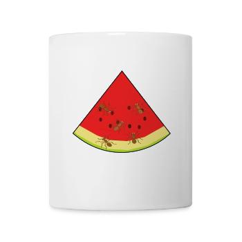 melon, summertime, ants, ant, insect - Mug - white - Front