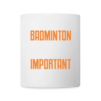 Badminton Player - Tasse - Weiß - Vorne